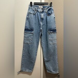 Forever 21 Blue Cargo Jeans Size 24